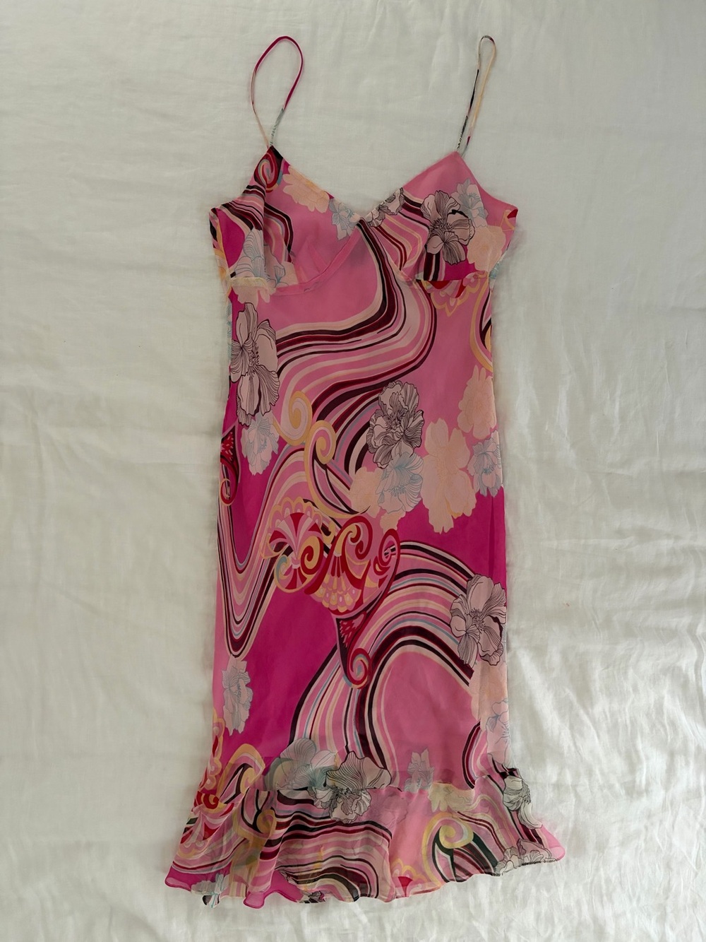 Vintage Y2K express silk dress